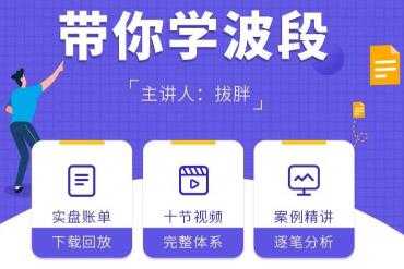 拔胖带你学波段期货培训视频讲座-创业网 - 最新网络创业项目与实战营销教程平台 | cye.cc