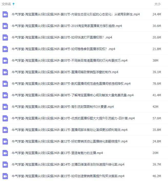 淘宝直播带货培训视频，从0到1实操淘宝直播-创业网 - 最新网络创业项目与实战营销教程平台 | cye.cc