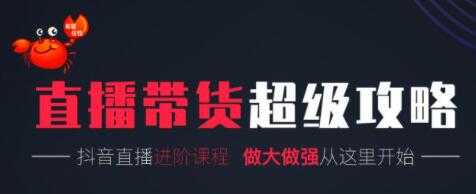抖音直播带货超级攻略：抖音直播带货的详细玩法，小店运营、付费投放等-创业网 - 最新网络创业项目与实战营销教程平台 | cye.cc