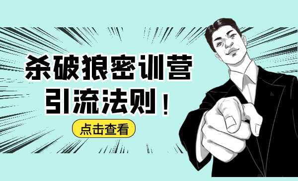 杀破狼密训营：B站霸屏引流的原理及方式+搭建赚钱的内容法则-创业网 - 最新网络创业项目与实战营销教程平台 | cye.cc