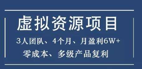 暴疯团队虚拟资源项目，3人团队，4个月，月盈利6W+，高客单价、多产品复利-创业网 - 最新网络创业项目与实战营销教程平台 | cye.cc
