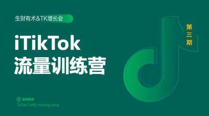 2020最新TikTok流量增长训练营（完结）附PPT-创业网 - 最新网络创业项目与实战营销教程平台 | cye.cc