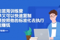 抖店蓝海训练营：简单又可以快速复制，只要按照他的标准化去执行就能赚钱-创业网 - 最新网络创业项目与实战营销教程平台 | cye.cc