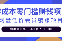 百度网盘会员CPS躺赚项目，简单操作轻松实现月入10000+【视频教程】-创业网 - 最新网络创业项目与实战营销教程平台 | cye.cc