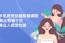 美业手机视觉拍摄剪辑课程61节美业剪辑干货，专属美业人视觉包装-创业网 - 最新网络创业项目与实战营销教程平台 | cye.cc