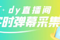 最新版抖音直播间实时弹幕采集【电脑永久版脚本+详细操作教程】-创业网 - 最新网络创业项目与实战营销教程平台 | cye.cc