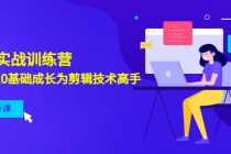 剪辑实战训练营：带你从0基础成长为剪辑技术高手-创业网 - 最新网络创业项目与实战营销教程平台 | cye.cc