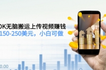 TIKTOK无脑搬运上传视频赚钱，日入150-250美元，小白可做-创业网 - 最新网络创业项目与实战营销教程平台 | cye.cc