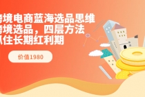 跨境电商蓝海选品思维：跨境选品，四层方法，抓住长期红利期-创业网 - 最新网络创业项目与实战营销教程平台 | cye.cc