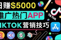 无需露脸，无需录音，无需投资，TIKTOK上传短视频，最高日入5000美元-创业网 - 最新网络创业项目与实战营销教程平台 | cye.cc