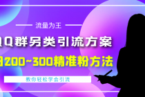 外面收费888元的QQ群另类引流方案：日200~300精准粉方法-创业网 - 最新网络创业项目与实战营销教程平台 | cye.cc