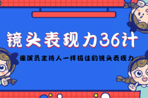 镜头表现力36计，做到像演员主持人这些职业的人一样，拥有极佳的镜头表现力-创业网 - 最新网络创业项目与实战营销教程平台 | cye.cc