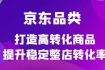 京东电商品类定制培训课程，打造高转化商品提升稳定整店转化率-创业网 - 最新网络创业项目与实战营销教程平台 | cye.cc