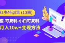 小红书特训营低门槛-可复制-小白可复制-独家月入10w+变现方法-创业网 - 最新网络创业项目与实战营销教程平台 | cye.cc