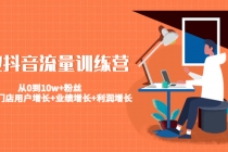 美业抖音流量训练营：从0到10w+粉丝 让你的门店用户增长+业绩增长+利润增长-创业网 - 最新网络创业项目与实战营销教程平台 | cye.cc