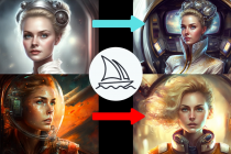 Midjourney V4实现连续性的人物创作：漫画，故事，动画 操作教程 参数设置-创业网 - 最新网络创业项目与实战营销教程平台 | cye.cc