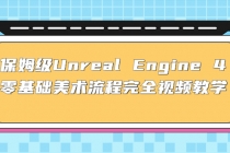 保姆级Unreal Engine 4 零基础美术流程完全视频教学(37节课+配套文件)-创业网 - 最新网络创业项目与实战营销教程平台 | cye.cc