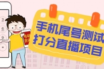 最新抖音爆火的手机尾号测试打分无人直播项目 日赚几百+【打分脚本+教程】-创业网 - 最新网络创业项目与实战营销教程平台 | cye.cc