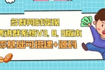 市面卖1288的最新多群同时变现付费进群系统V3.8.5版本(零基础可搭建+源码)-创业网 - 最新网络创业项目与实战营销教程平台 | cye.cc