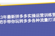 23年最新拼多多实操运营训练营：手把手带你玩转多多各种流量打法！-创业网 - 最新网络创业项目与实战营销教程平台 | cye.cc