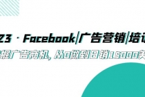2023·Facebook|广告营销|培训班，挖掘广告商机，从0做到日销15000美金-创业网 - 最新网络创业项目与实战营销教程平台 | cye.cc