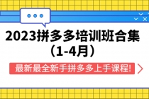 2023拼多多培训班合集，最新最全新手拼多多上手课程!-创业网 - 最新网络创业项目与实战营销教程平台 | cye.cc