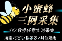 小蜜蜂三网采集，全新采集客源京东拼多多淘宝客户一键导出-创业网 - 最新网络创业项目与实战营销教程平台 | cye.cc