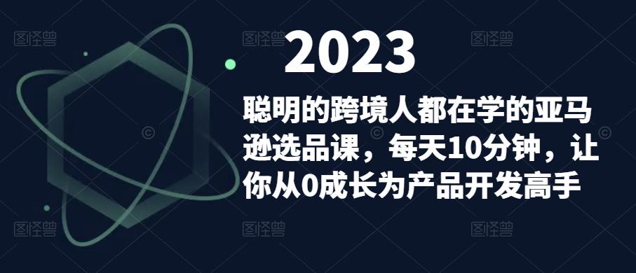 聪明的跨境人都在学的亚马逊选品课，每天10分钟，让你从0成长为产品开发高手-创业网 - 最新网络创业项目与实战营销教程平台 | cye.cc