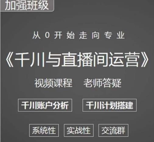 阳光哥·千川图文与直播间运营，从0开始走向专业，包含千川短视频图文、千川直播间、小店随心推-创业网 - 最新网络创业项目与实战营销教程平台 | cye.cc