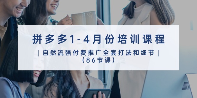 拼多多1-4月份培训课程，自然流强付费推广全套打法和细节-创业网 - 最新网络创业项目与实战营销教程平台 | cye.cc