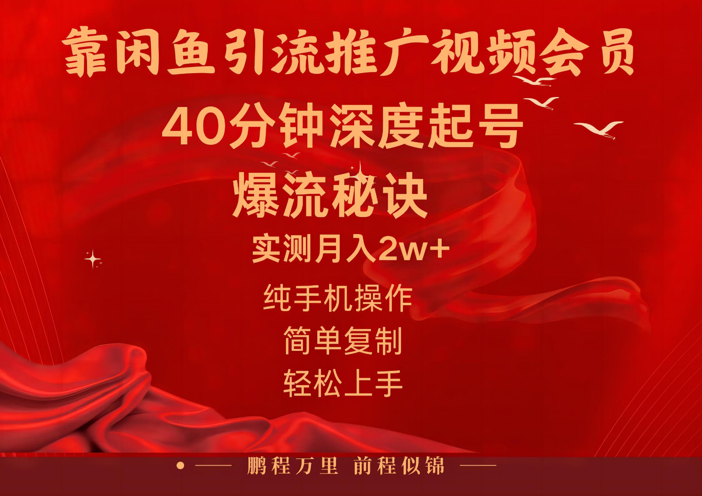 闲鱼暴力引流推广视频会员，能做到日入2W+，操作简单-创业网 - 最新网络创业项目与实战营销教程平台 | cye.cc