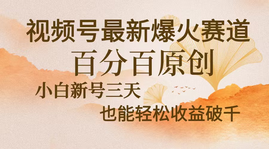 视频号最新爆火赛道，中老年粉深信不疑，百分百原创，新号三天收益轻松…-创业网 - 最新网络创业项目与实战营销教程平台 | cye.cc