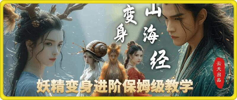 云天AI山海经变身视频教程，妖精变身进阶保姆级教学-创业网 - 最新网络创业项目与实战营销教程平台 | cye.cc