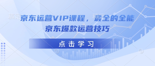 京东运营VIP课程，最全的全能京东爆款运营技巧-创业网 - 最新网络创业项目与实战营销教程平台 | cye.cc