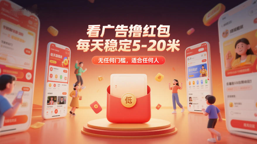 看广告撸红包，每天稳定5-20米，无任何门槛，适合任何人-创业网 - 最新网络创业项目与实战营销教程平台 | cye.cc