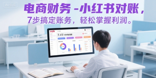 电商财务-小红书对账，7步搞定账务，轻松掌握利润-创业网 - 最新网络创业项目与实战营销教程平台 | cye.cc