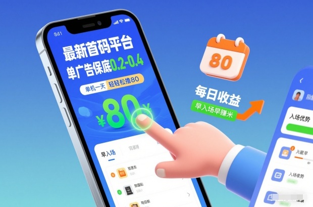 最新首码平台，单广告保底0.2-0.4，单机一天轻松撸80，早入场早賺米【揭秘】-创业网 - 最新网络创业项目与实战营销教程平台 | cye.cc