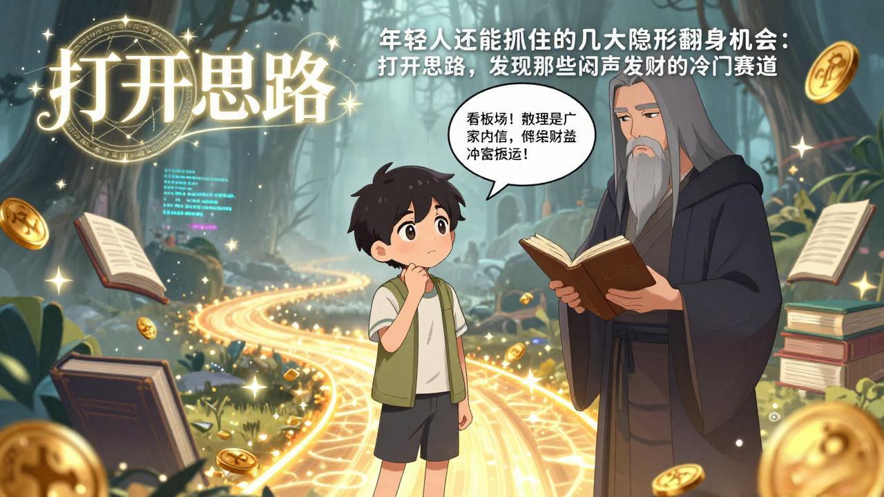 付费文1+2：年轻人还能抓住的几大隐形翻身机会：打开思路，发现那些闷声发财的冷门赛道-创业网 - 最新网络创业项目与实战营销教程平台 | cye.cc