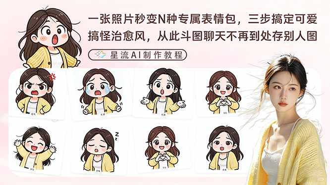 一张照片秒变N种专属表情包，三步搞定可爱搞怪治愈风，从此斗图聊天不再到处存别人图-创业网 - 最新网络创业项目与实战营销教程平台 | cye.cc