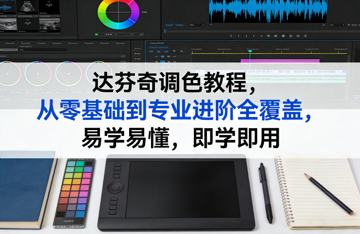 达芬奇调色教程，从零基础到专业进阶全覆盖，易学易懂，即学即用-创业网 - 最新网络创业项目与实战营销教程平台 | cye.cc