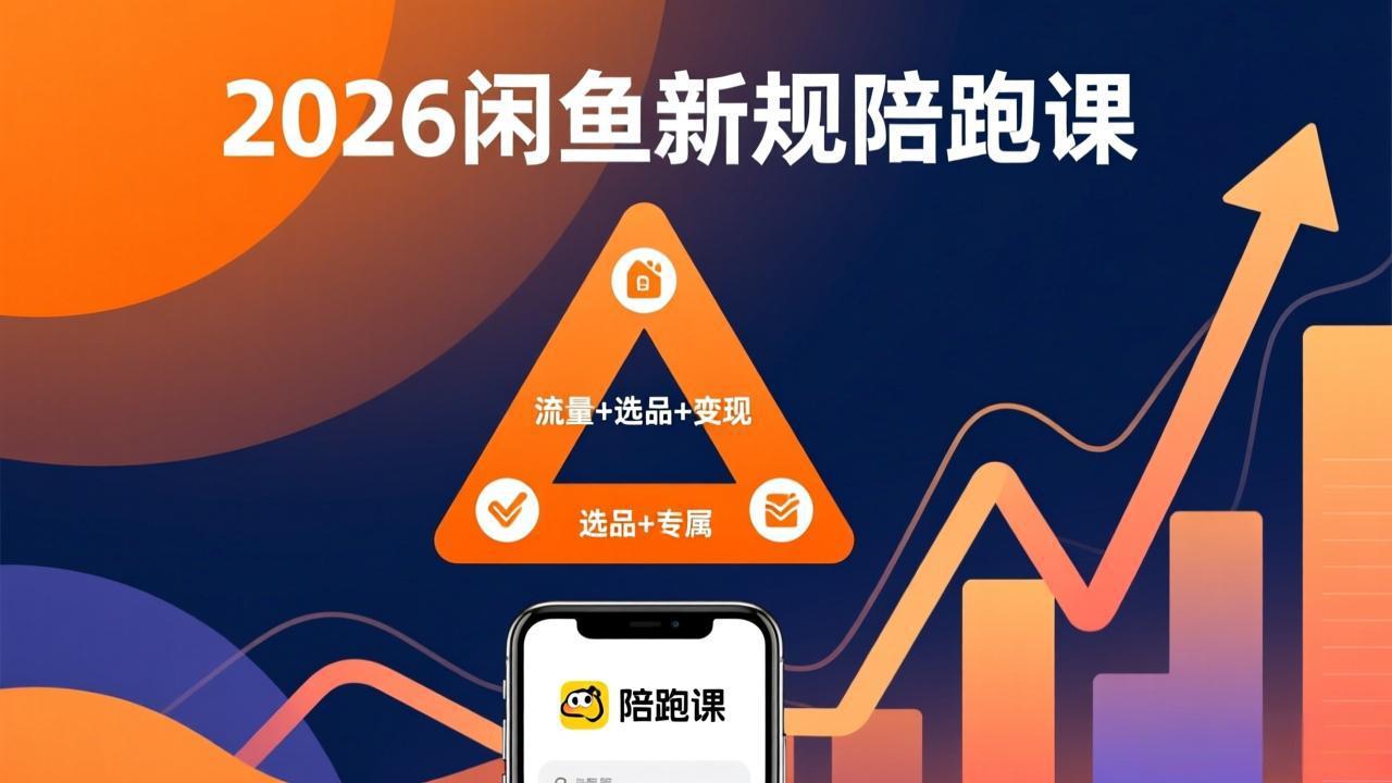 2026闲鱼高阶陪跑课全新上线，带你吃透新规玩转选品流量，从零搭建稳定变现盈利体系-创业网 - 最新网络创业项目与实战营销教程平台 | cye.cc