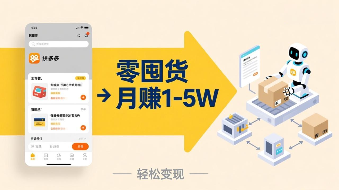 不用囤货不用跑单！拼多多虚拟玩法，机器人管理发货和客服，帮你月赚 1-5W-创业网 - 最新网络创业项目与实战营销教程平台 | cye.cc
