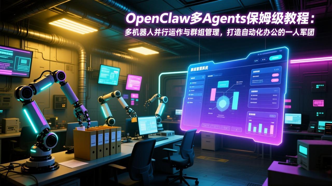 OpenClaw多Agents保姆级教程：多机器人并行运作与群组管理，打造自动化办公的一人军团-创业网 - 最新网络创业项目与实战营销教程平台 | cye.cc
