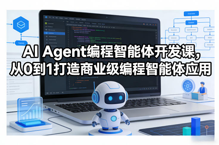 AI Agent编程智能体开发课，从0到1打造商业级编程智能体应用-创业网 - 最新网络创业项目与实战营销教程平台 | cye.cc