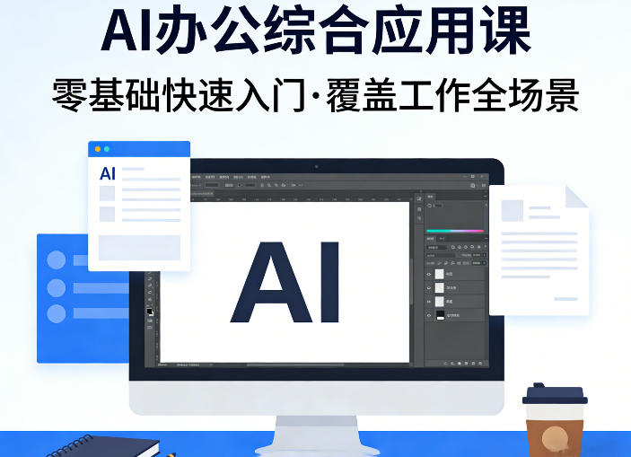 AI办公综合应用课，零基础快速入门，覆盖了工作中各种应用场景-创业网 - 最新网络创业项目与实战营销教程平台 | cye.cc