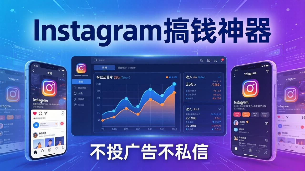 Instagram搞钱神器：月涨6万粉+月入5万刀，不投广告不私信，靠算法+低价产品-创业网 - 最新网络创业项目与实战营销教程平台 | cye.cc