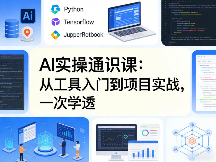 AI实操通识课，从工具入门到项目实战，一次学透-创业网 - 最新网络创业项目与实战营销教程平台 | cye.cc
