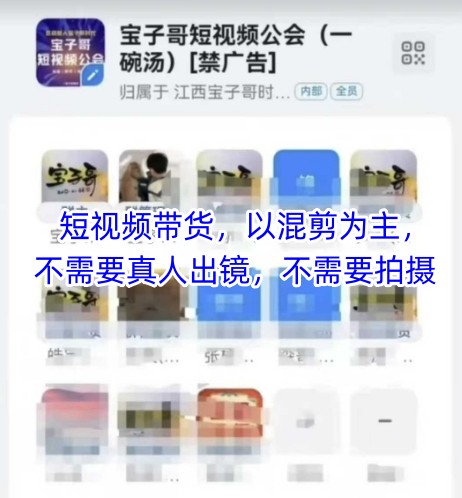 宝子哥头部团队短视频带货，以混剪为主，不需要真人出镜，不需要拍摄【更新26年3月】-创业网 - 最新网络创业项目与实战营销教程平台 | cye.cc