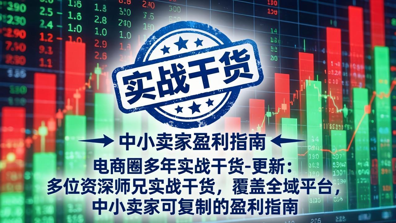 电商圈多年实战干货-更新4月：多位资深师兄实战干货，覆盖全域平台，中小卖家可复制的盈利指南-创业网 - 最新网络创业项目与实战营销教程平台 | cye.cc