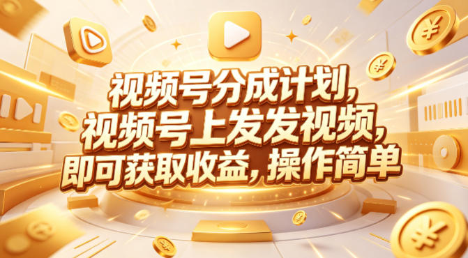视频号分成计划，599元众筹的Red团队课程，视频号上发发视频，即可获取收益，操作简单-创业网 - 最新网络创业项目与实战营销教程平台 | cye.cc